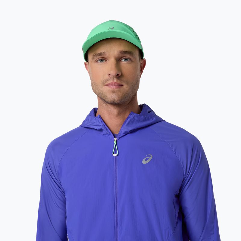 Pánské běžecké tílko ASICS Road All Over Print Singlet cobalt burst/illuminate green 5