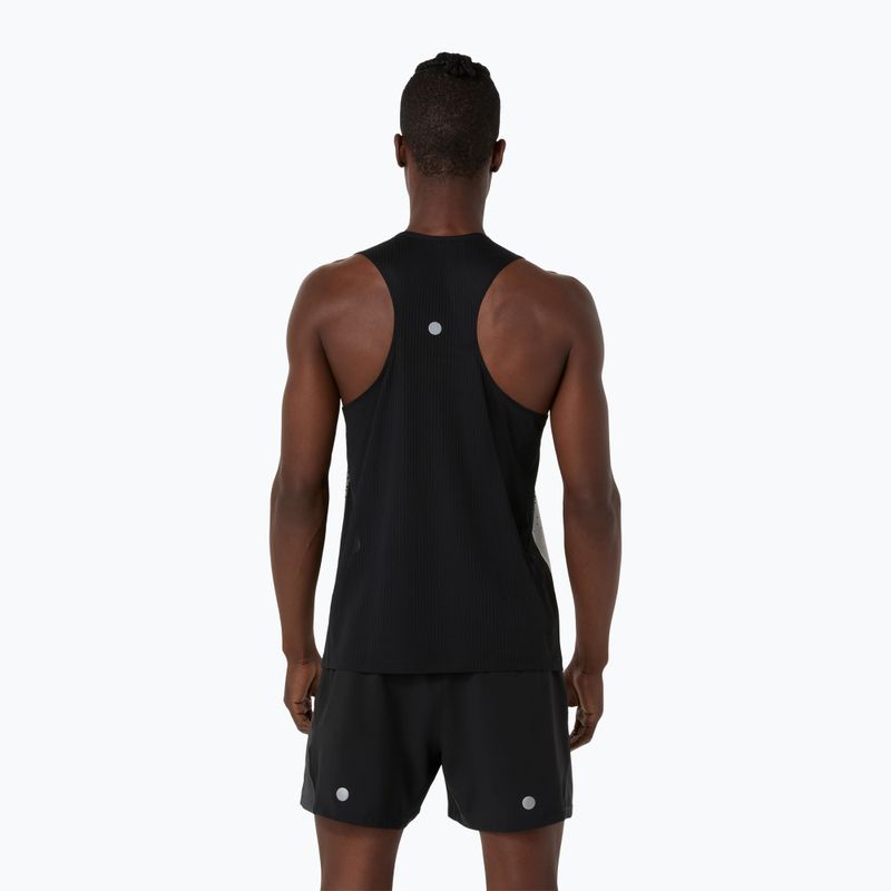 Pánské běžecké tílko ASICS Road Fade Singlet performance black/cream 2