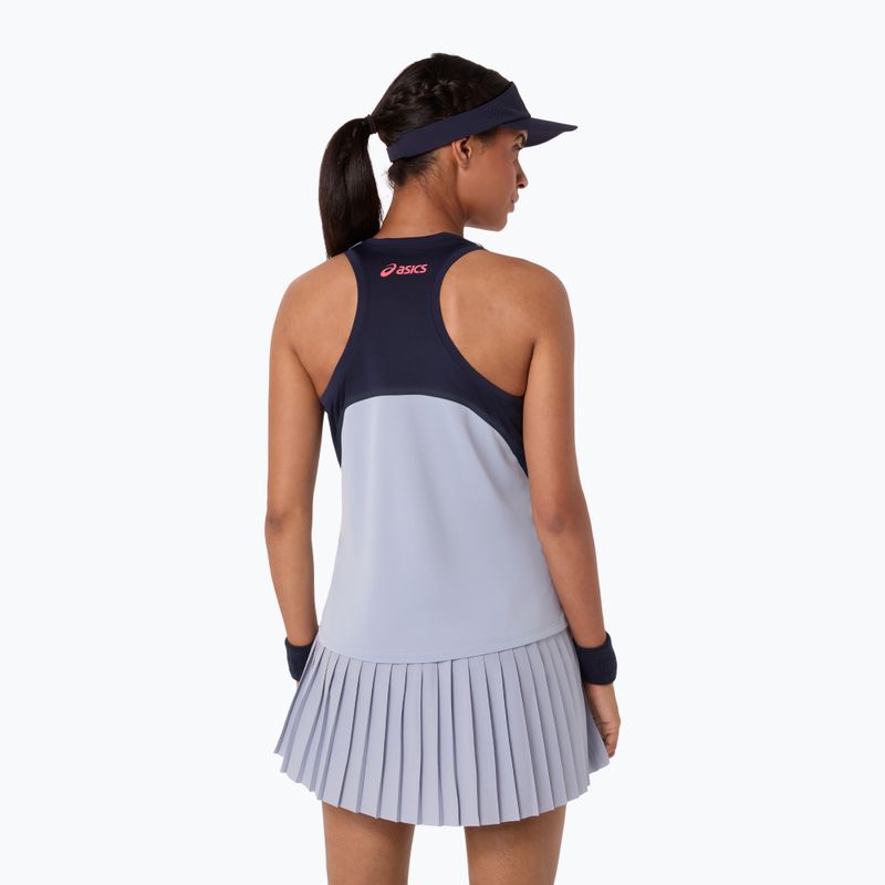 Dámské tenisové tílko ASICS Match Tank W grey/blue 3