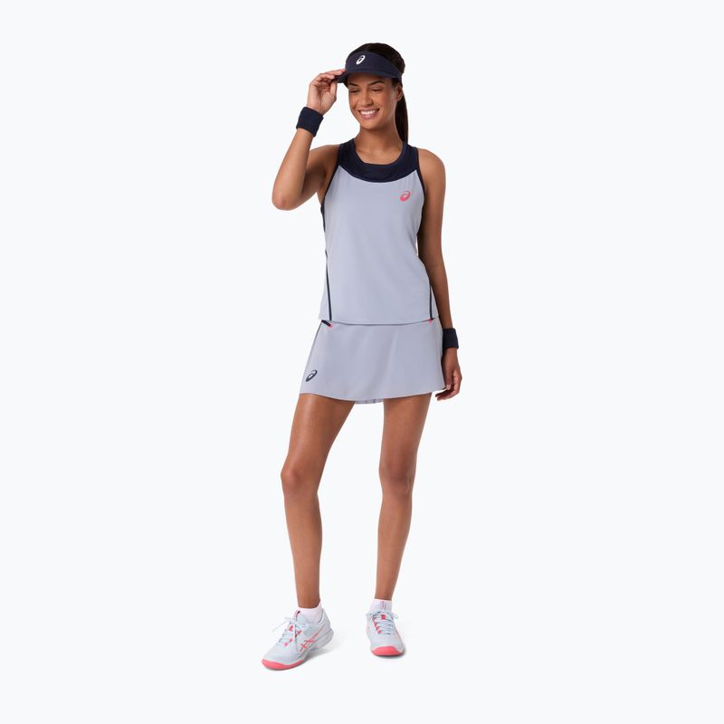 Dámské tenisové tílko ASICS Match Tank W grey/blue 4