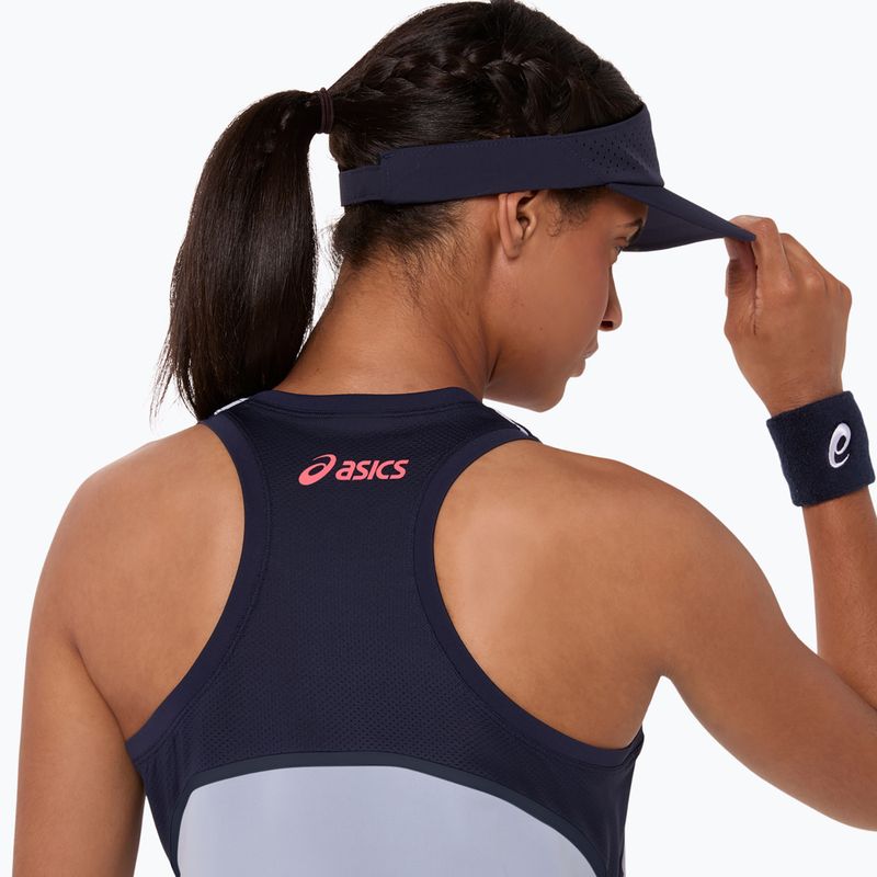 Dámské tenisové tílko ASICS Match Tank W grey/blue 7