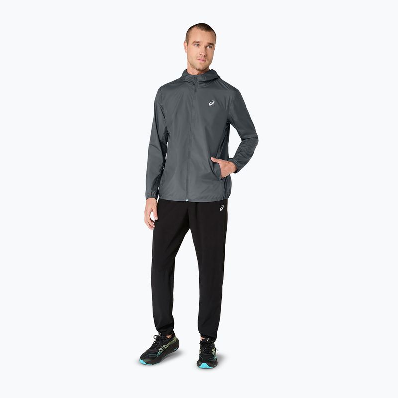 Pánská běžecká bunda ASICS Core performance steel grey 2