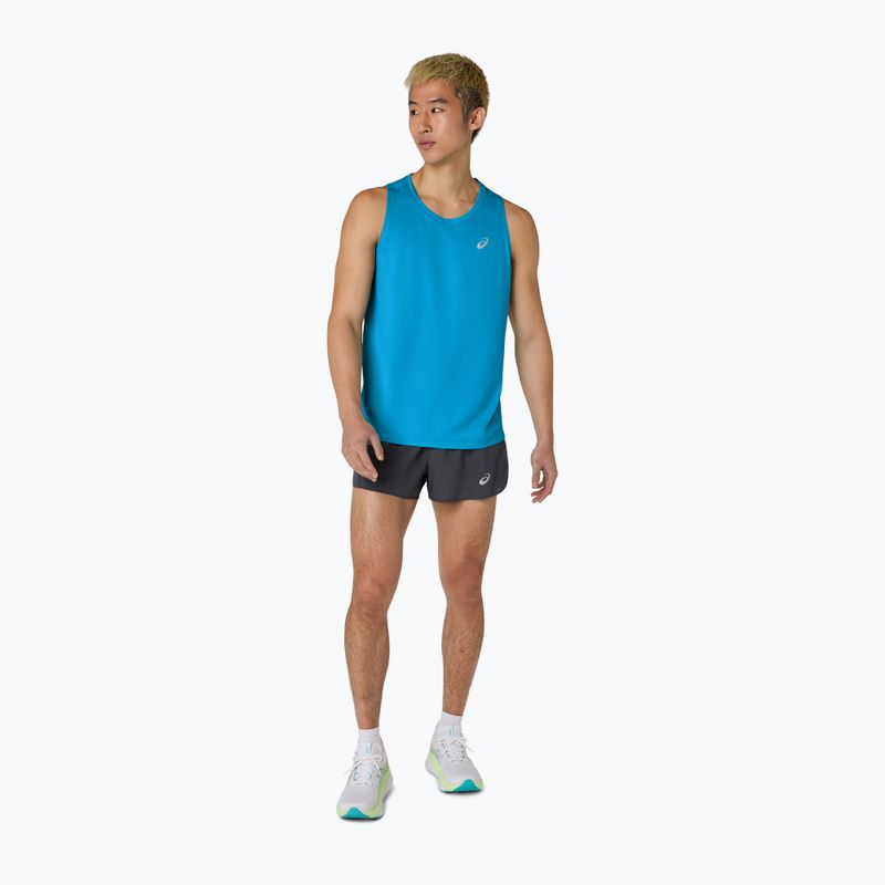 Pánské běžecké tričko ASICS Core Singlet Aegean Blue 2