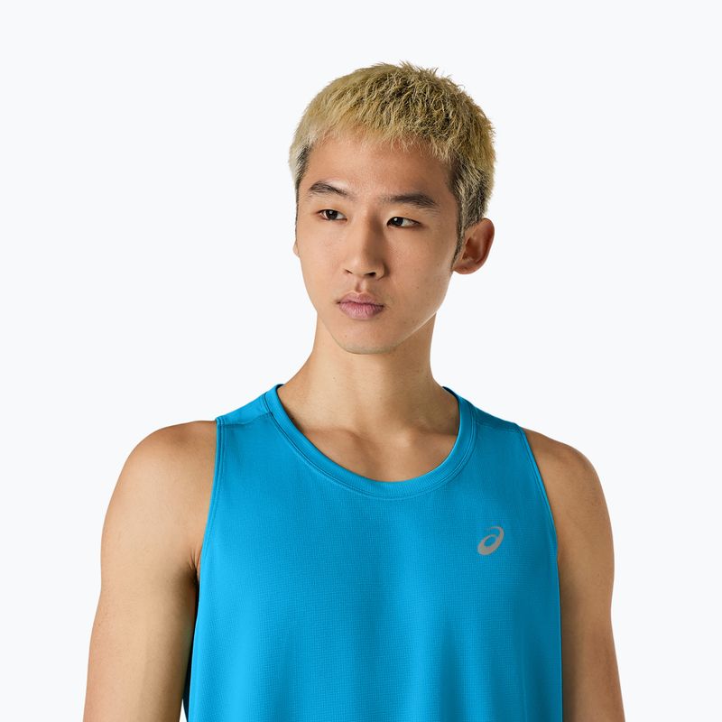 Pánské běžecké tričko ASICS Core Singlet Aegean Blue 5
