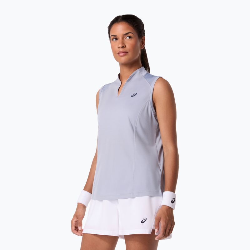 Dámské tenisové tílko ASICS Court Tank W grey/blue 5