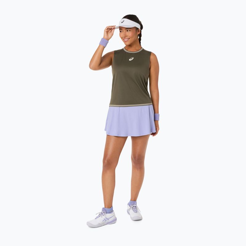 Dámské tenisové tílko ASICS Game Sleeveless Top W dark olive 4