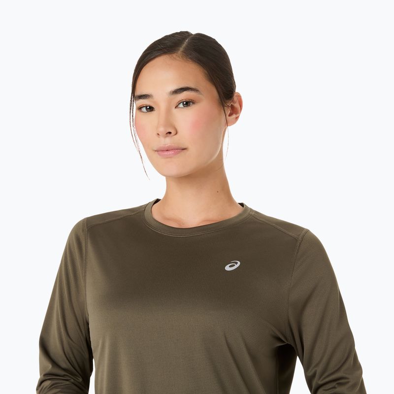 Dámské běžecké tričko Longsleeve ASICS Core LS Top dark olive 5