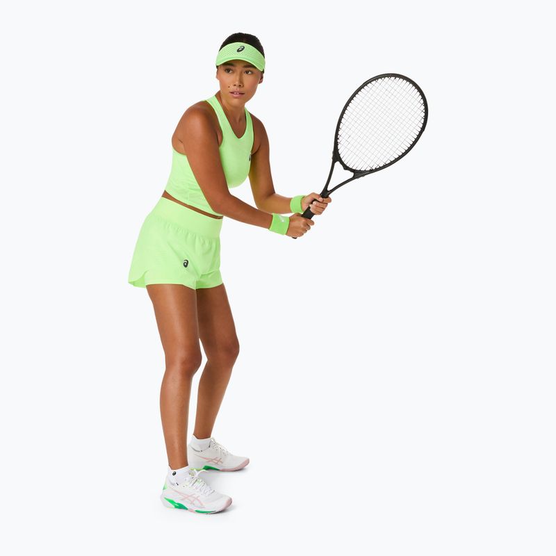 Dámské tenisové šortky ASICS Match Laser Cut W illuminate green 2
