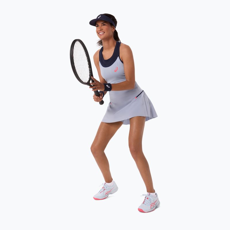 Tenisová sukně ASICS Match Pleat grey/blue 2