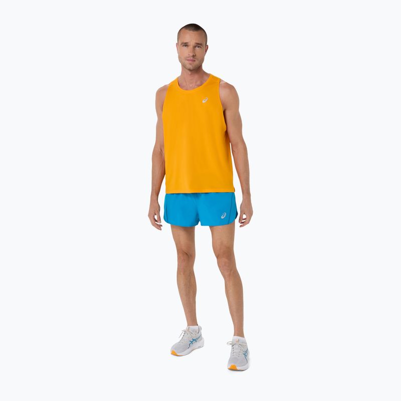 Pánské běžecké šortky ASICS Core Split Short Aegean Blue 2