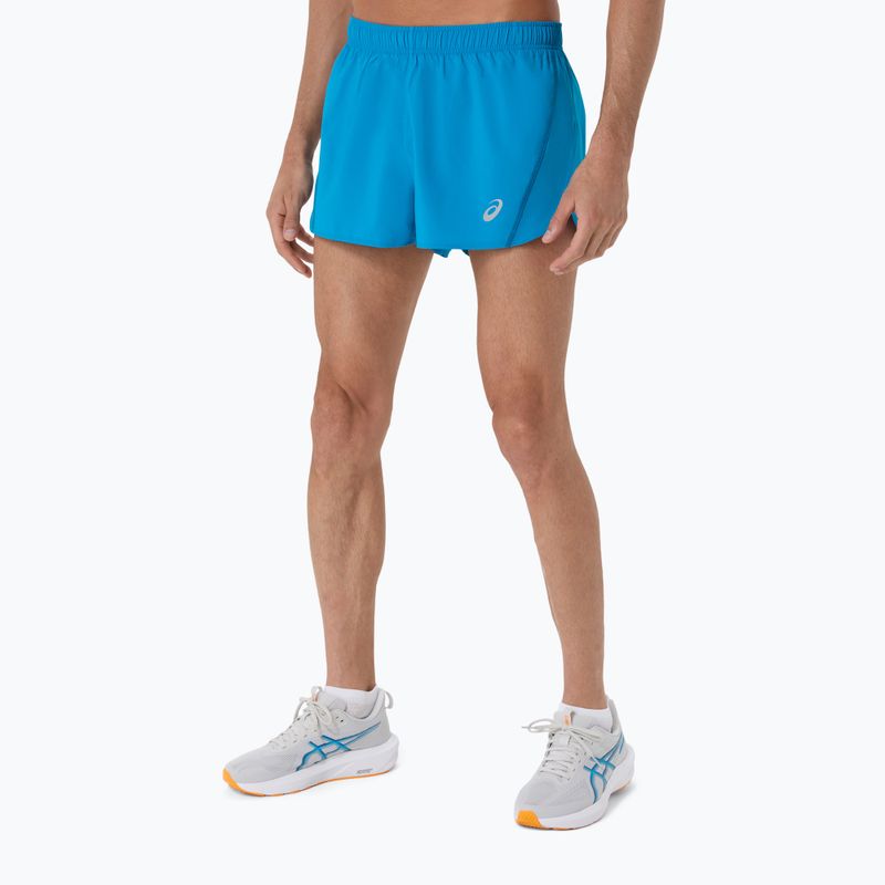 Pánské běžecké šortky ASICS Core Split Short Aegean Blue 4