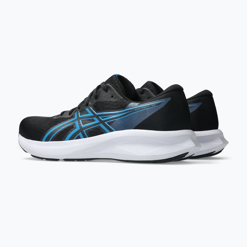 Pánské běžecké boty ASICS Patriot 14 black/aegean blue 4