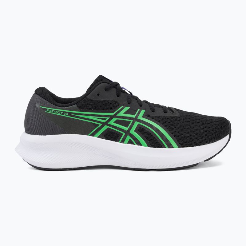 Pánské běžecké boty ASICS Patriot 14 black/vital green 2