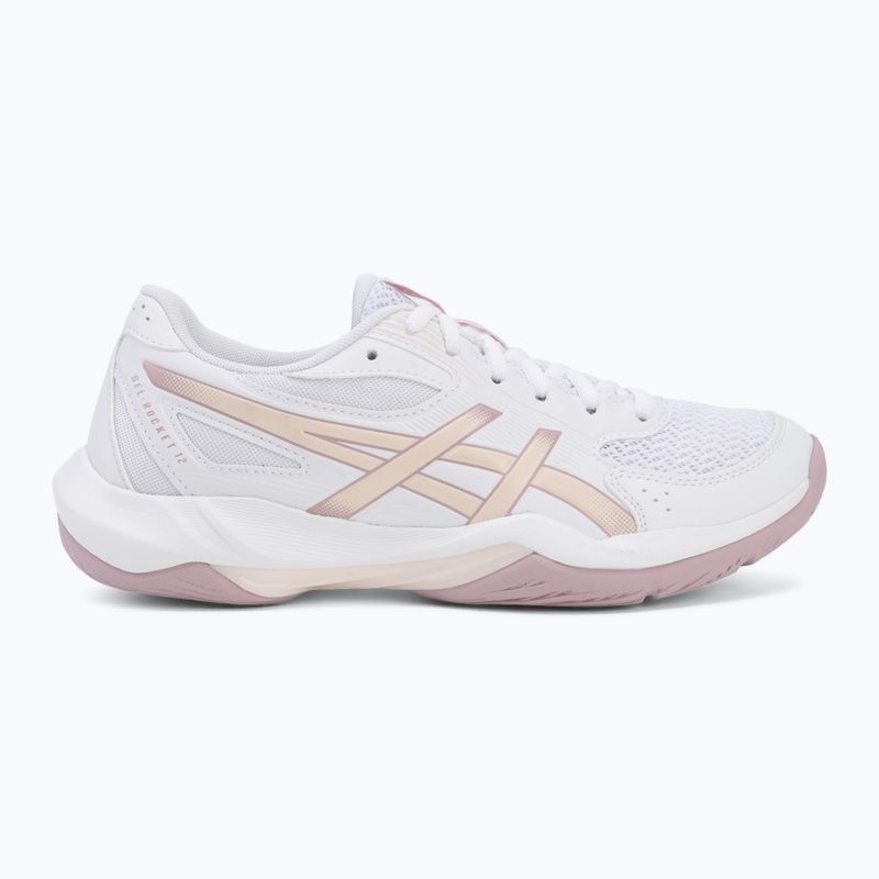 Dámské volejbalové boty ASICS Gel-Rocket 12 white/pearl pink 2