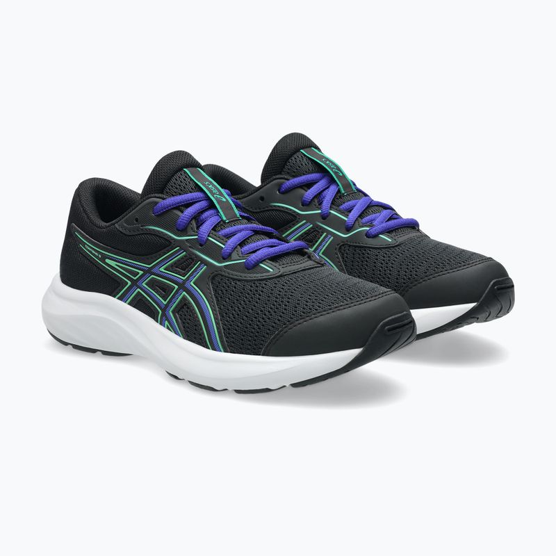 Dětské běžecké boty ASICS Contend 9 GS black/vital green 10