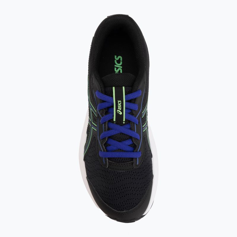 Dětské běžecké boty ASICS Contend 9 GS black/vital green 5