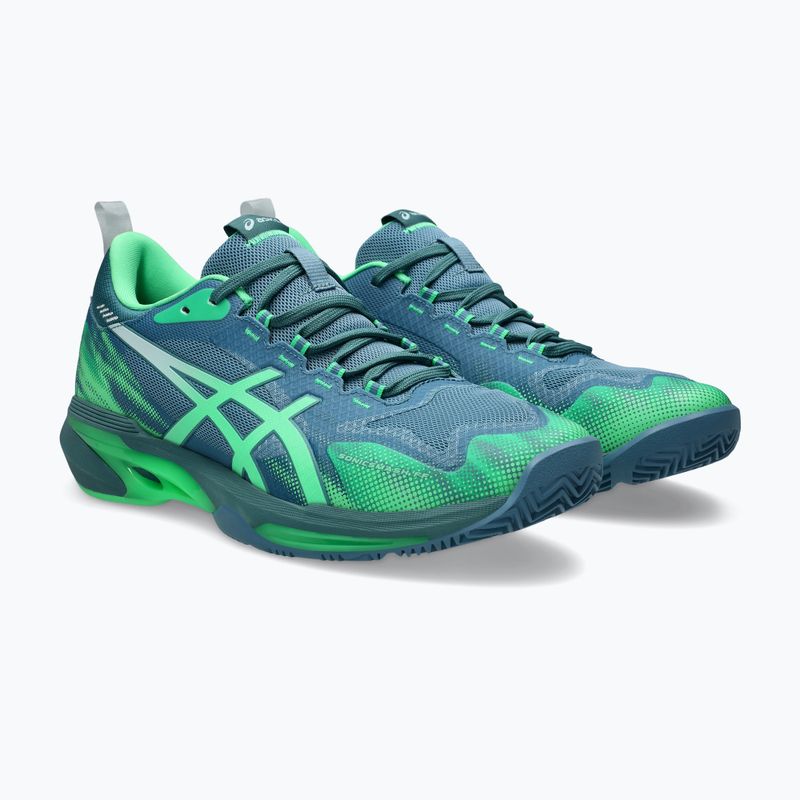 Pánské padelové boty Asics Sonicmash FF saba blue/vital green 3