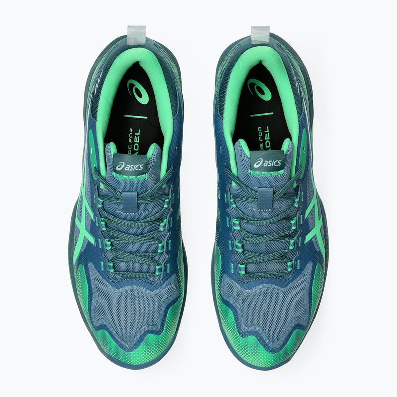 Pánské padelové boty Asics Sonicmash FF saba blue/vital green 6