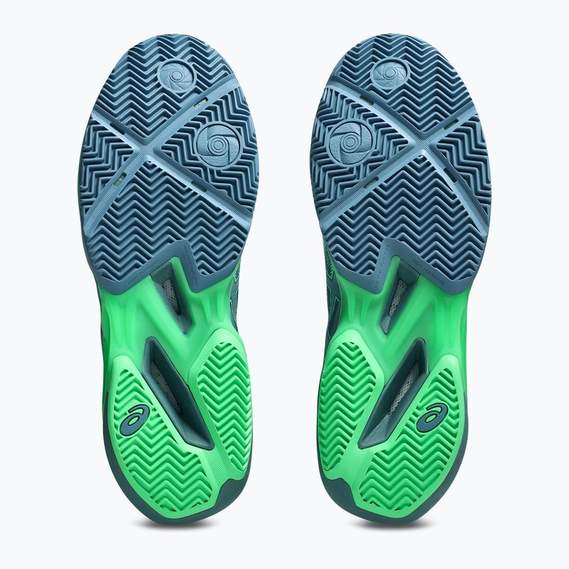 Pánské padelové boty Asics Sonicmash FF saba blue/vital green 7