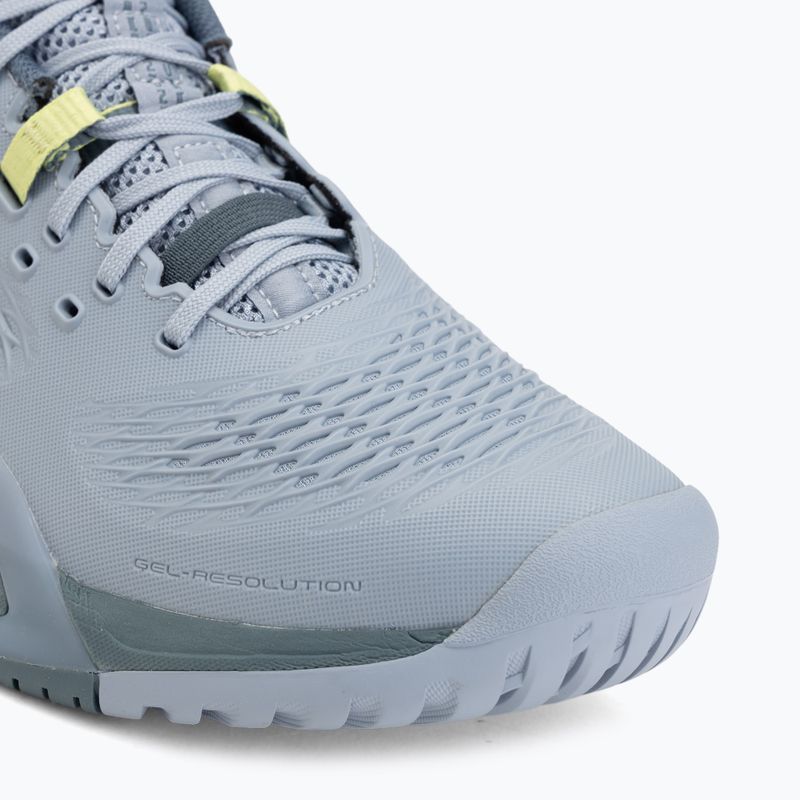 Pánské tenisové boty ASICS Gel-Resolution X grey blue/pistachio 7