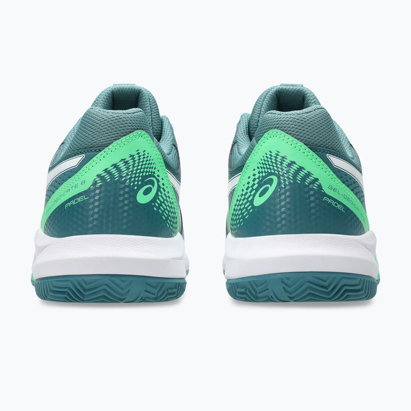 Pánské padelové boty ASICS Gel-Dedicate 8 misty pine/white 12