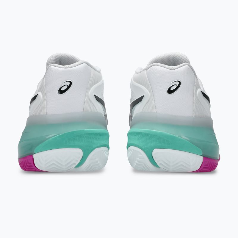 Pánské tenisové boty ASICS Gel-Resolution X Clay white/aurora green 12