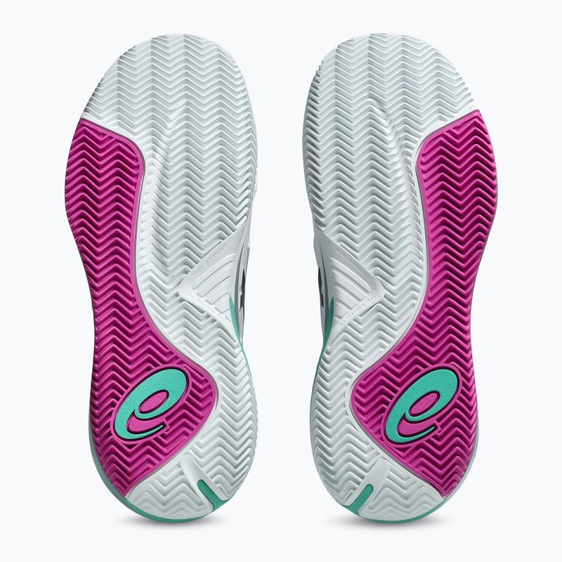 Pánské tenisové boty ASICS Gel-Resolution X Clay white/aurora green 14