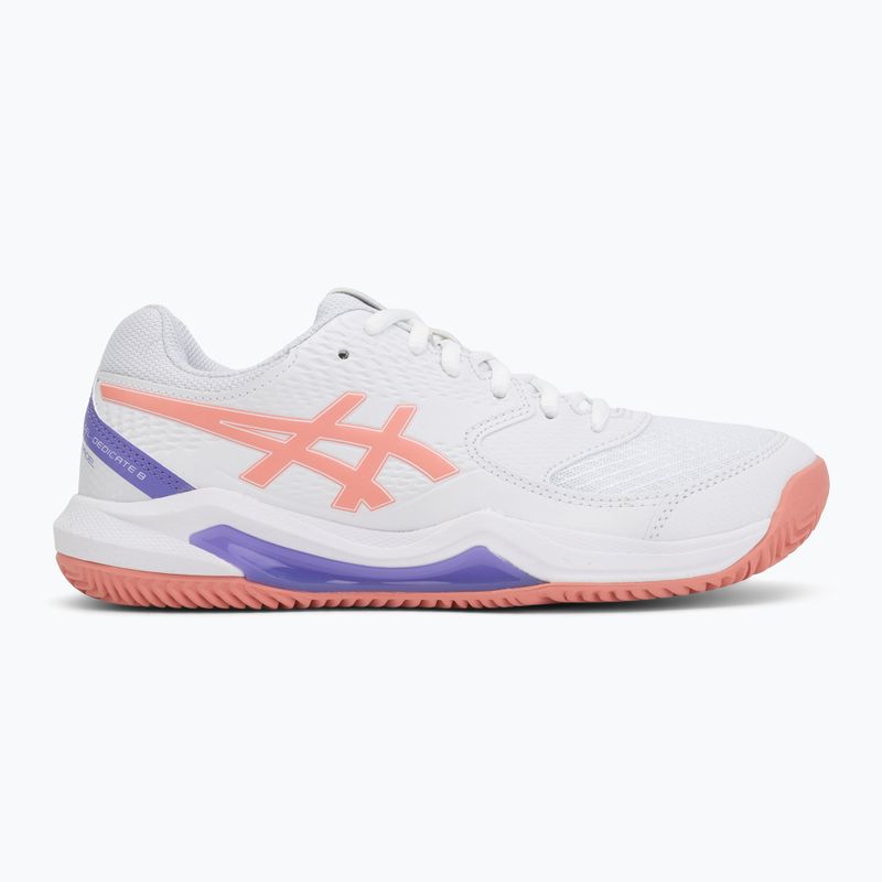 Dámské padelové boty ASICS Gel-Dedicate 8 Padel W white/guava 2