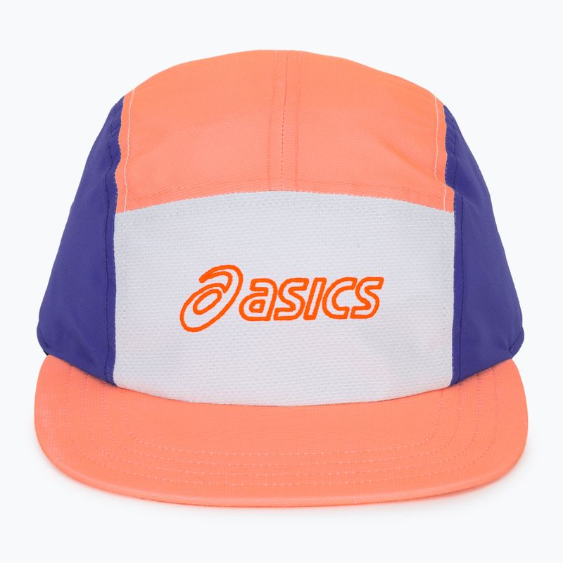 Kšiltovka ASICS Performance Running 5 Panel sun coral/brilliant white 2