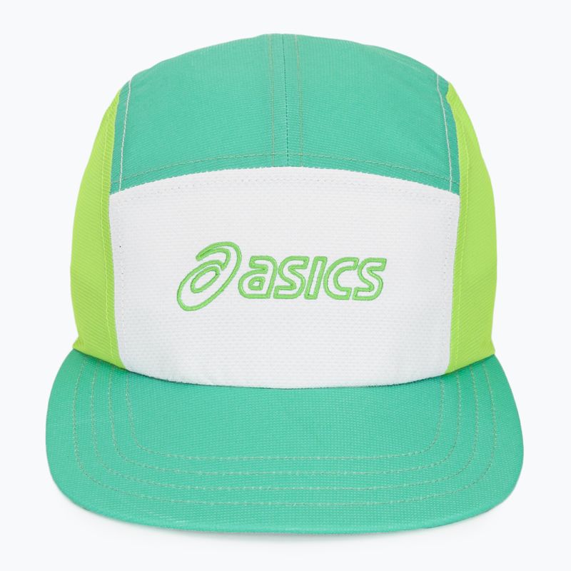 Kšiltovka ASICS Performance Running 5 panel aurora green/cream 2