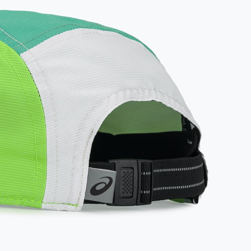 Kšiltovka ASICS Performance Running 5 panel aurora green/cream 4