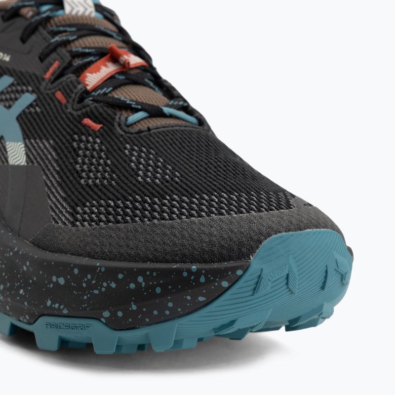 Pánské běžecké boty ASICS Trabuco 14 GTX black/misty pine 8