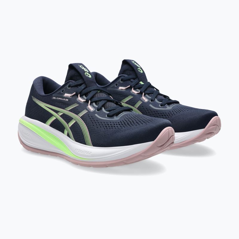 Dámské běžecké boty ASICS Gel-Cumulus 28 midnight/illuminate green 3