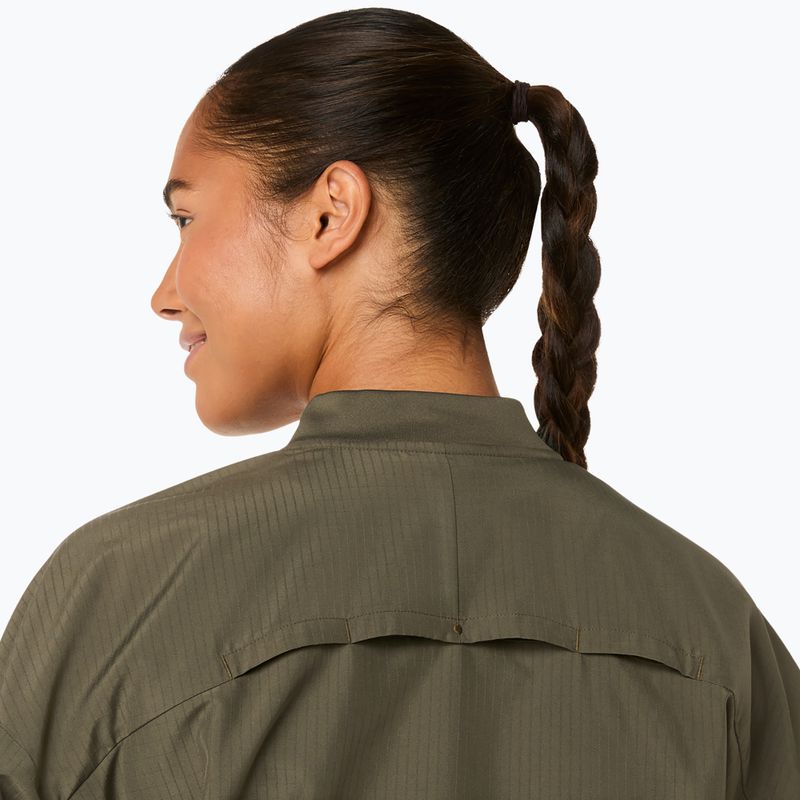 Dámská běžecká bunda ASICS Nagino Run Adjustable dark olive 7