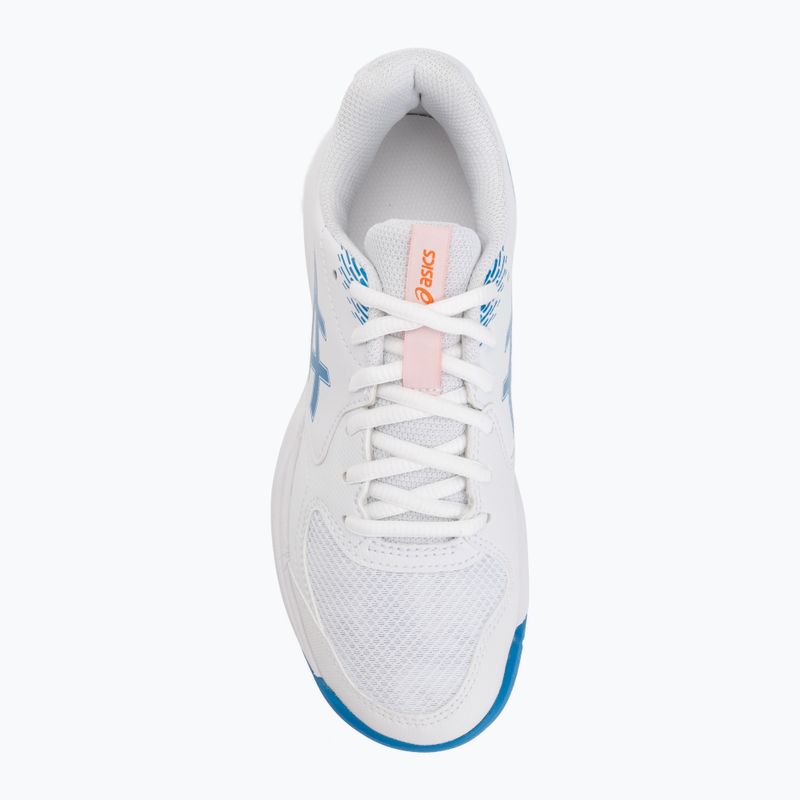 Dětské tenisové boty ASICS Gel-Dedicate 9 GS white/directoire blue 5