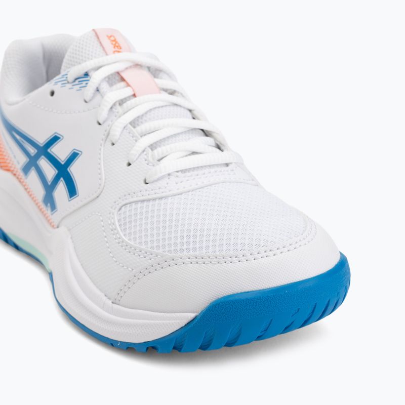 Dětské tenisové boty ASICS Gel-Dedicate 9 GS white/directoire blue 7