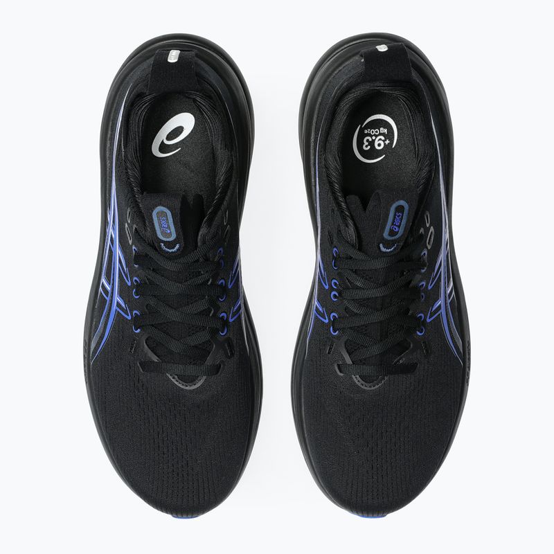 Pánské běžecké boty ASICS Gel-Nimbus 28 black/neon blue 5