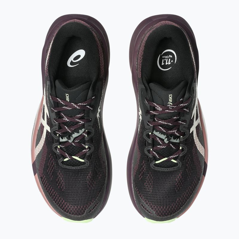Dámské běžecké boty ASICS Trabuco 14 black/dark aubergine 6