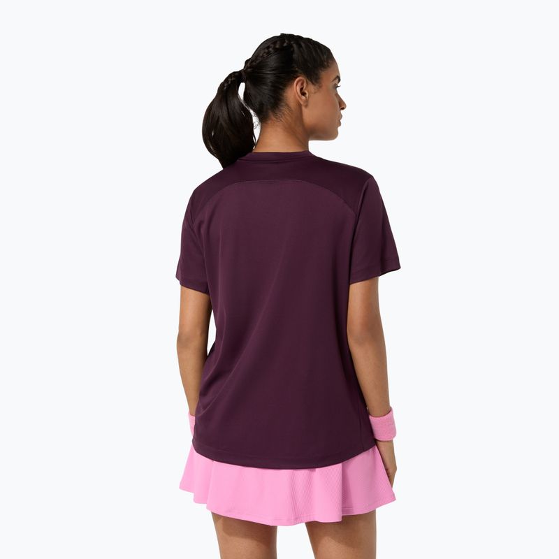 Dámské tenisové tričko ASICS Court Top W dark aubergine 3