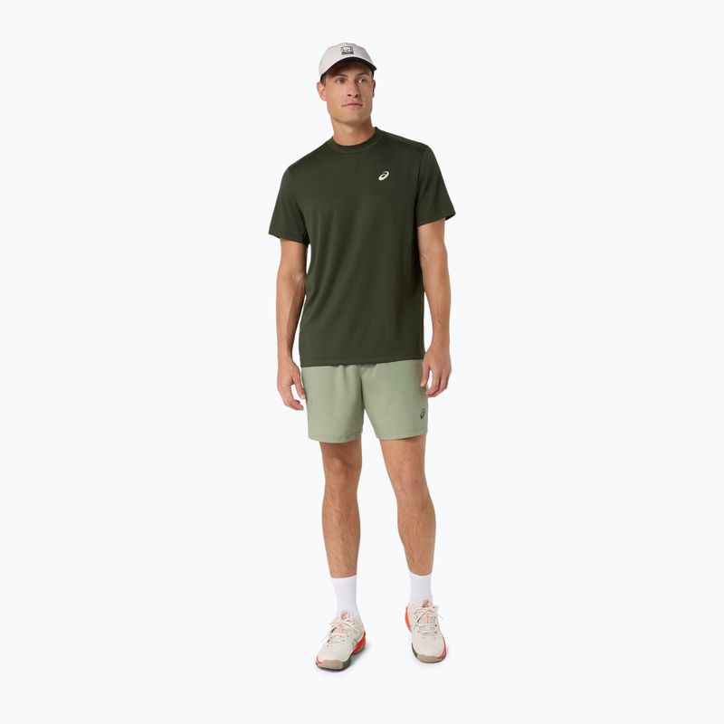 Pánské tenisové tričko ASICS Court Top vintage khaki 2