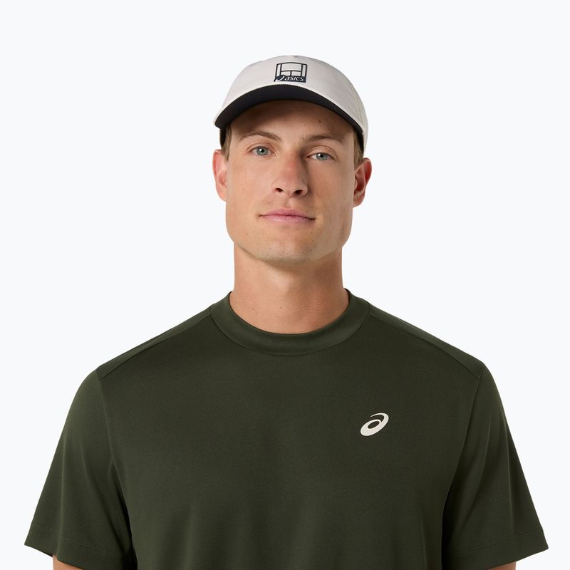 Pánské tenisové tričko ASICS Court Top vintage khaki 5