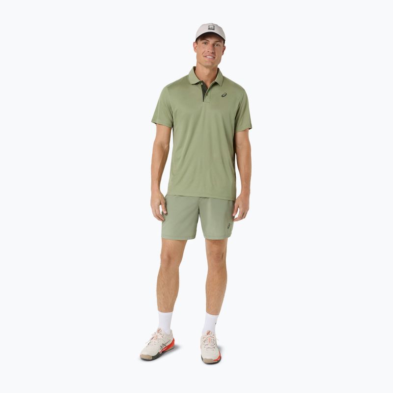 Pánské polo tričko ASICS Court Polo khaki green 2