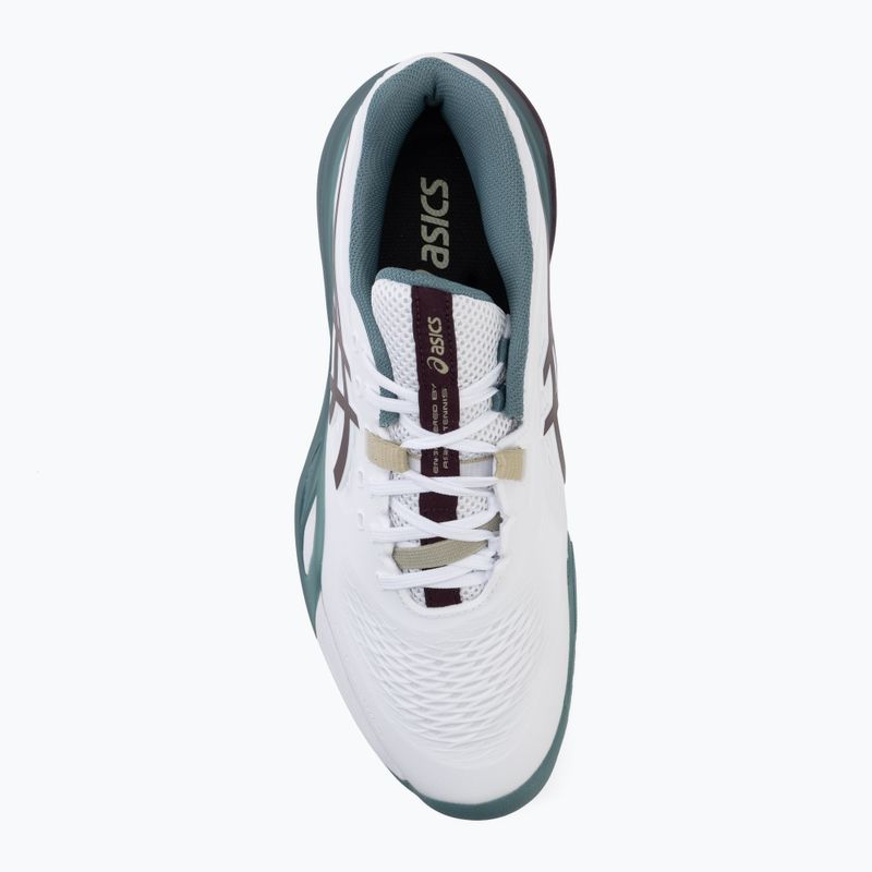 Pánské tenisové boty ASICS Gel-Resolution X white/dark aubergine 5
