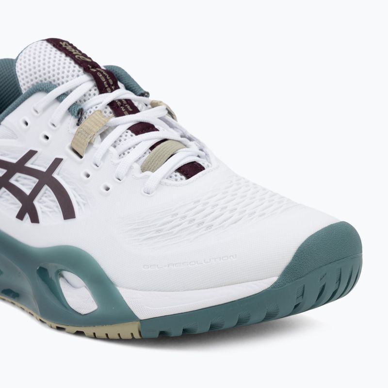Pánské tenisové boty ASICS Gel-Resolution X white/dark aubergine 7