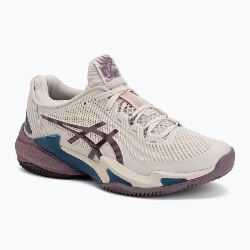 Dámské tenisové boty ASICS Court FF 3 Clay soft oat/dusty mauve