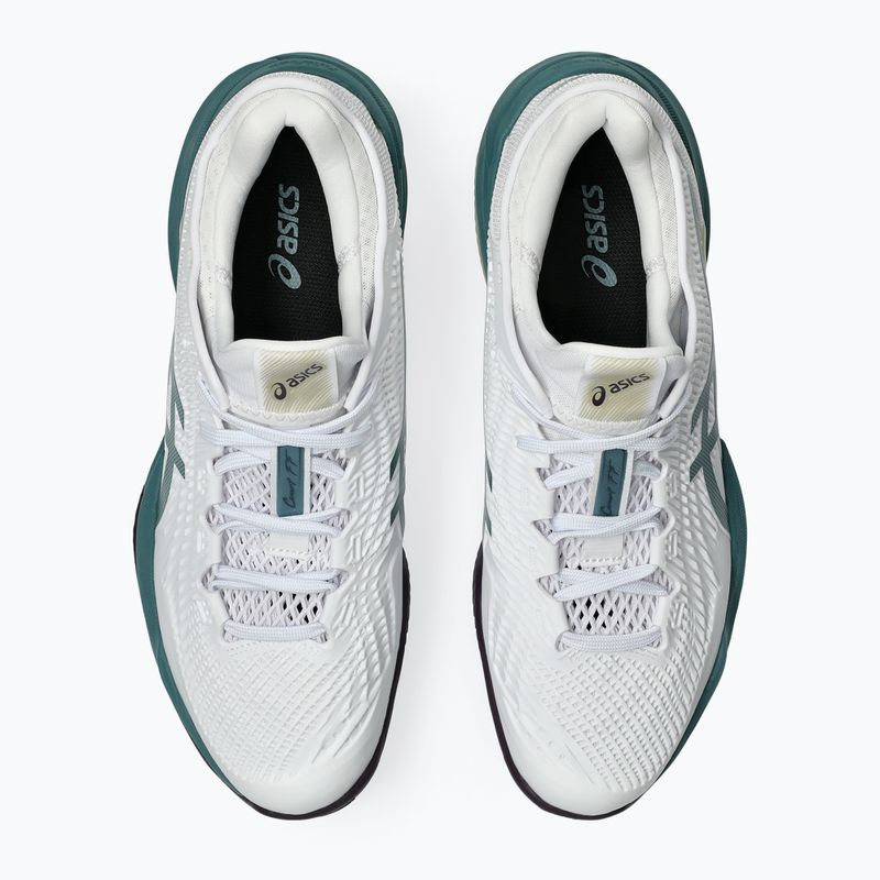 Pánské tenisové boty ASICS Court FF 3 Clay white/foggy teal 4
