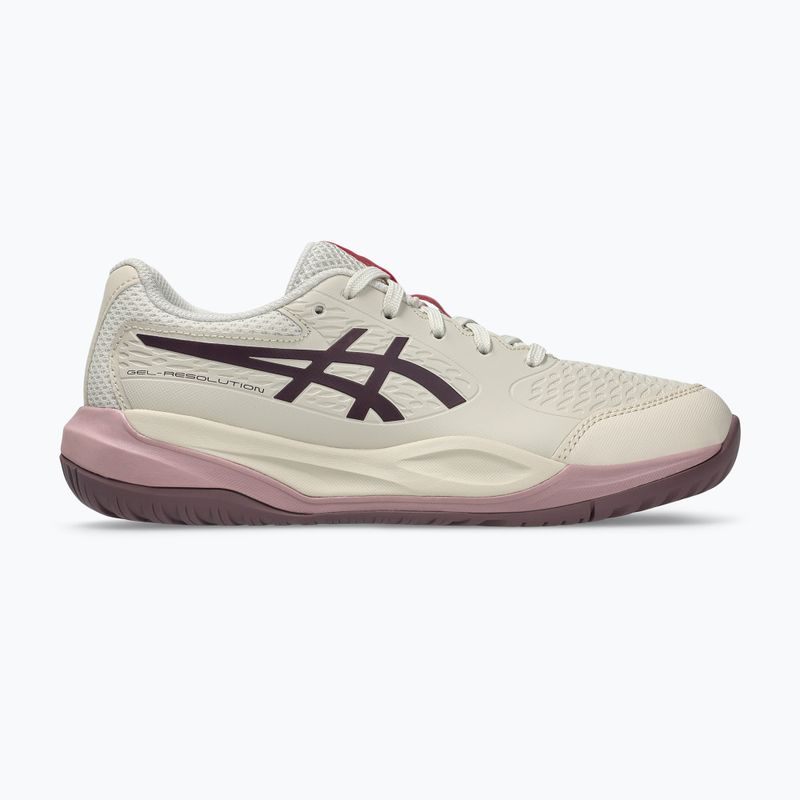 Dětské tenisové boty ASICS Gel-Resolution X GS soft oat/dark aubergine 2