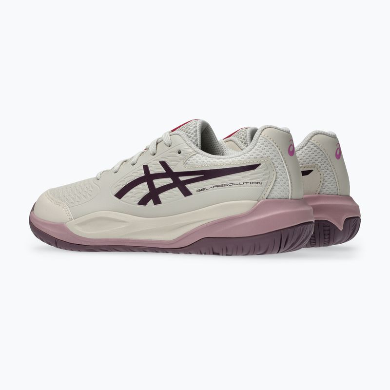 Dětské tenisové boty ASICS Gel-Resolution X GS soft oat/dark aubergine 3