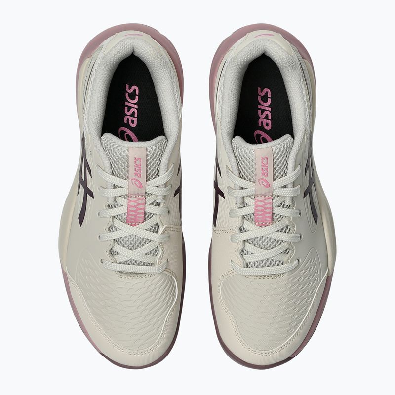 Dětské tenisové boty ASICS Gel-Resolution X GS soft oat/dark aubergine 5