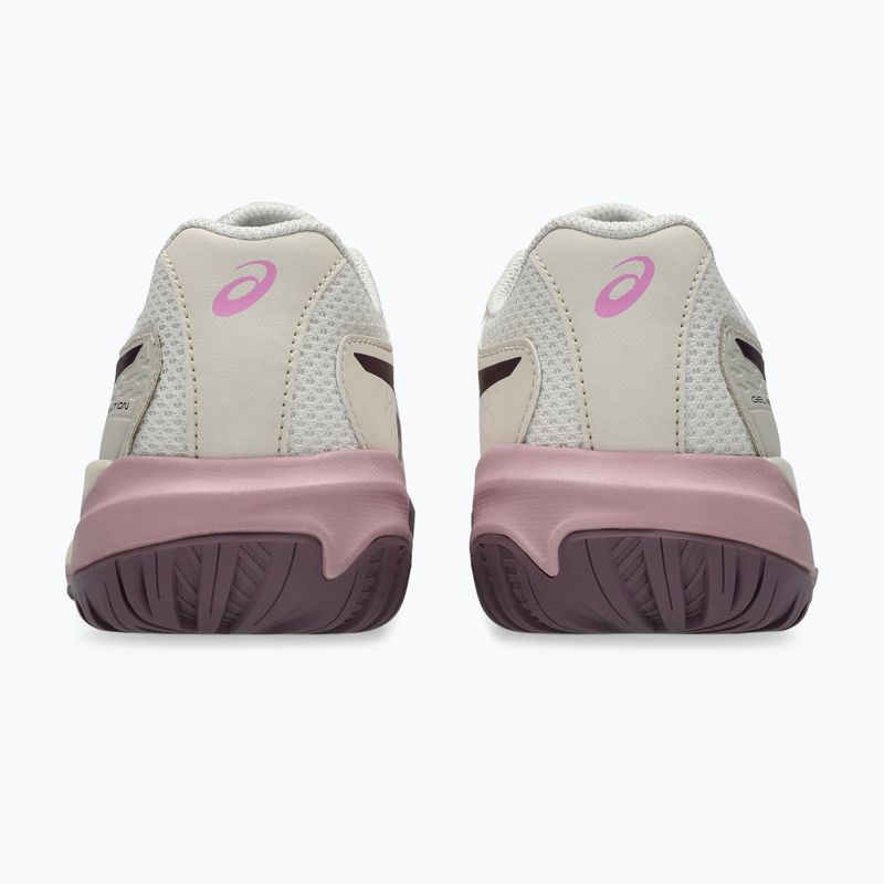 Dětské tenisové boty ASICS Gel-Resolution X GS soft oat/dark aubergine 6